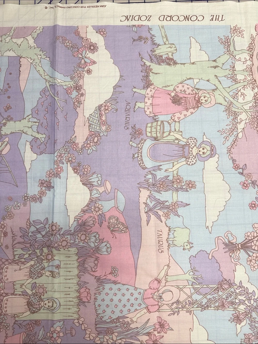 Sewing Quilting Fabric By Joan Kessler 100% Cotton Scrap